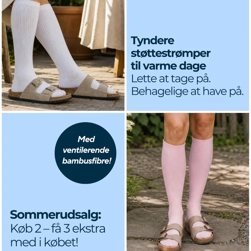 Tynde støttestrømper