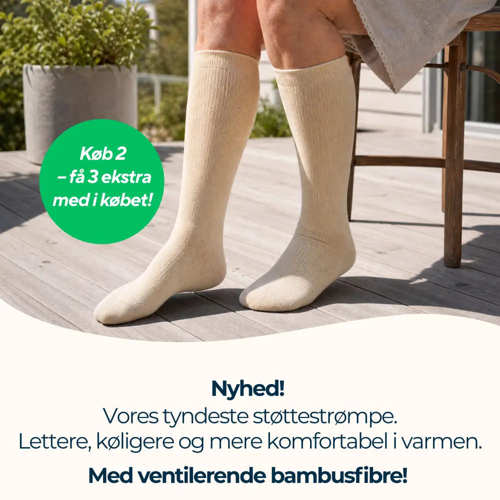 Tynde støttestrømper