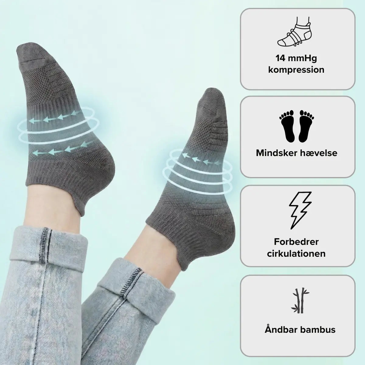 Knöchelstützende Socken